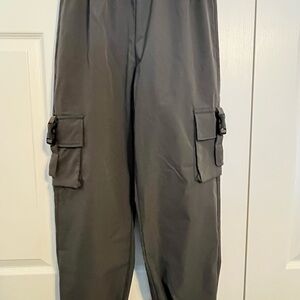 SHEIN Dark Gray Cargo Pants for Girls